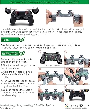 Amazon.com: eXtremeRate Replacement D-pad R1 L1 R2 L2 Triggers
