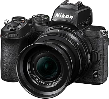 Amazon | Nikon - Z50 Mirrorless 4K Video Camera with NIKKOR Z DX