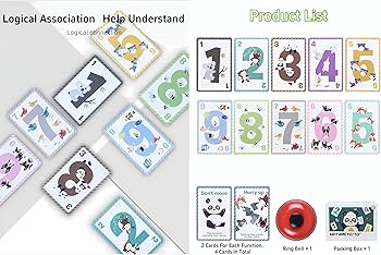 Amazon | Ybgocot カードゲーム 4歳以上 算数 '10' ボードゲーム