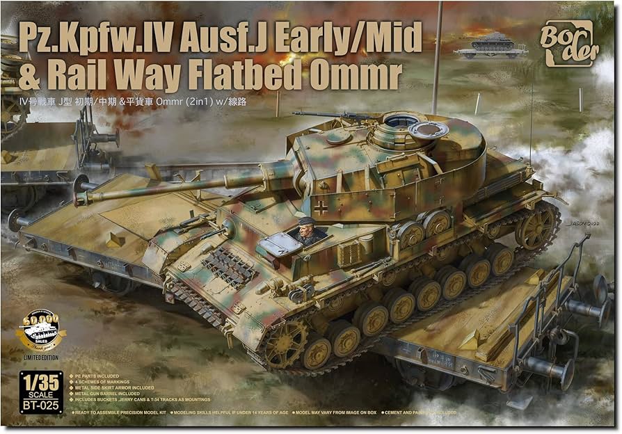 Amazon | ボーダーモデル 1/35 ドイツ軍 IV号戦車J型 初期/中期型＆平