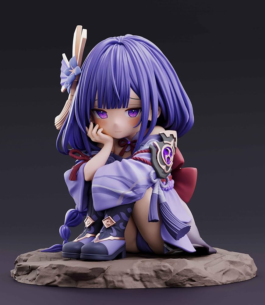 Amazon.co.jp: 雷電将軍 雷電影 フィギュア ノンスケール 塗装済み完成