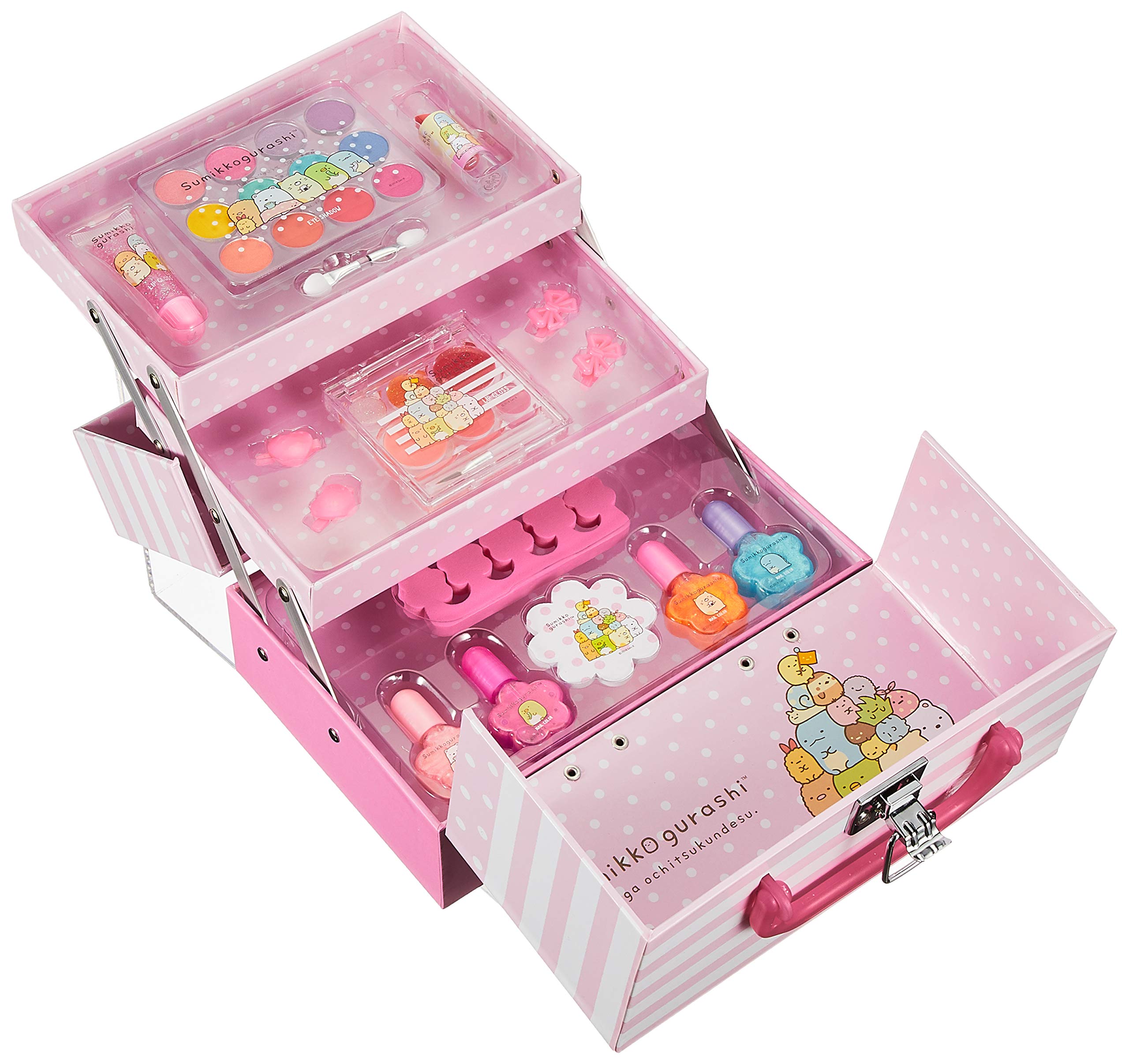Amazon | すみっコぐらし バニティメイクボックス ピンク | メイク