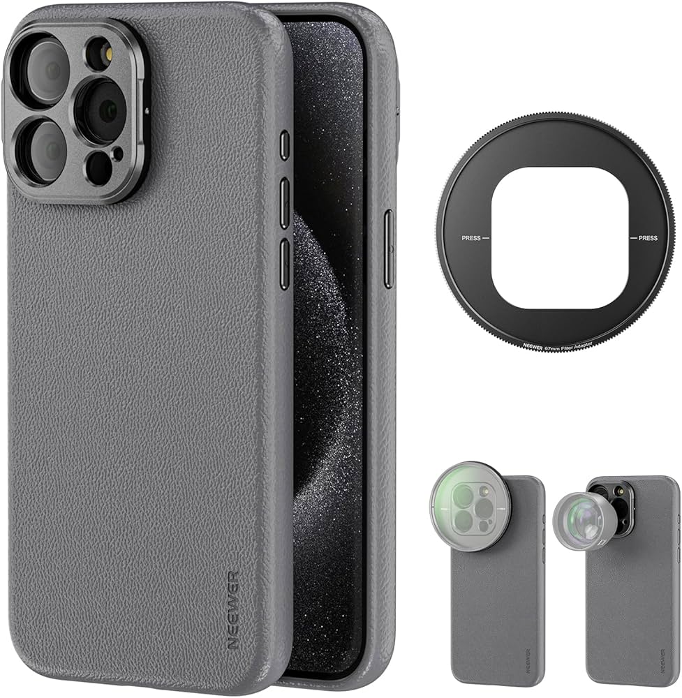 Amazon.co.jp: NEEWER スマホケース iPhone 15 Pro Max用 TPU+PC 保護