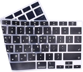 Amazon.co.jp: 韓国語シリコンキーボードカバースキンプロテクター
