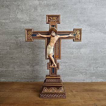 Amazon｜BCカトリック フィレンツェ十字架 十字架 立っている十字架 家