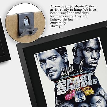 Amazon.com: HWC Trading 2 Fast 2 Furious Paul Walker 16 x 12 inch