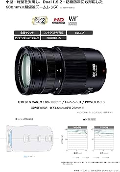 Amazon | 【セット買い】パナソニック 超望遠ズームレンズ マイクロ