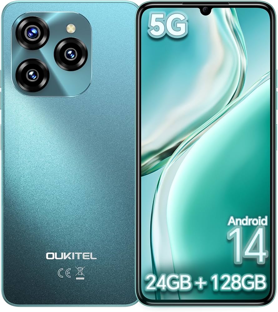 Amazon | OUKITEL C50 スマホ 本体 SIMフリー - 5G スマートフォン