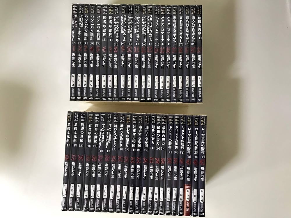 Amazon.co.jp: ローマ人の物語 新潮文庫版 全43巻セット : ゲーム