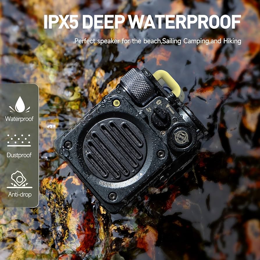 Muzen Portable Bluetooth Speaker, Wild Mini Rugged Travel Outdoor