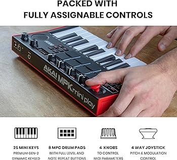 Amazon.com: Akai Professional MPK Mini Play MK3 - MIDI Keyboard