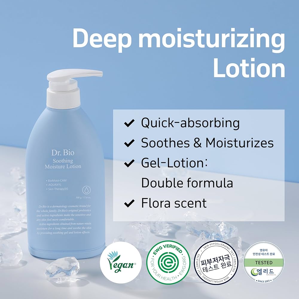 Amazon.com : Dr.Bio Soothing Moisture Lotion, Hydrating