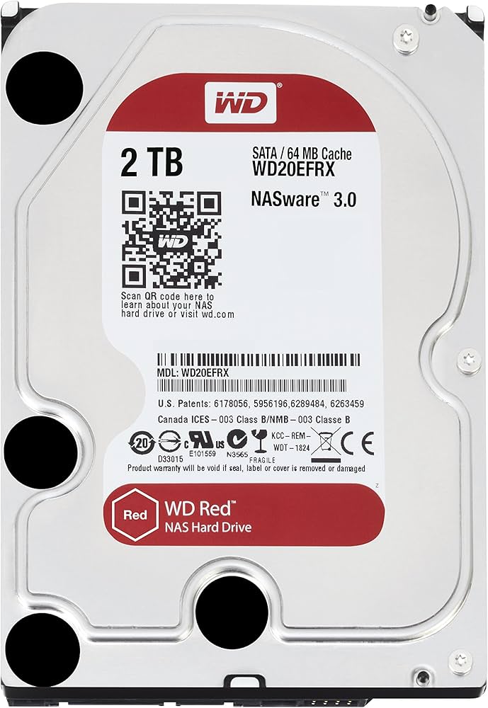 Amazon.com: Western Digital WD 2TB SATA 6Gbs 64MB Red Drive