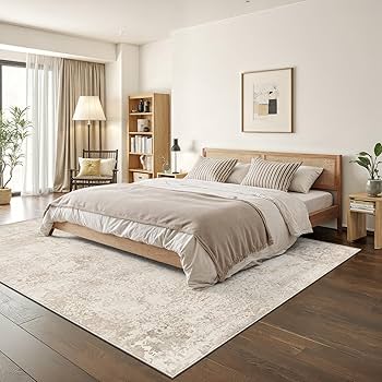 Amazon.com: Art&Tuft Washable Rug, Anti-Slip Backing Abstract 5x7