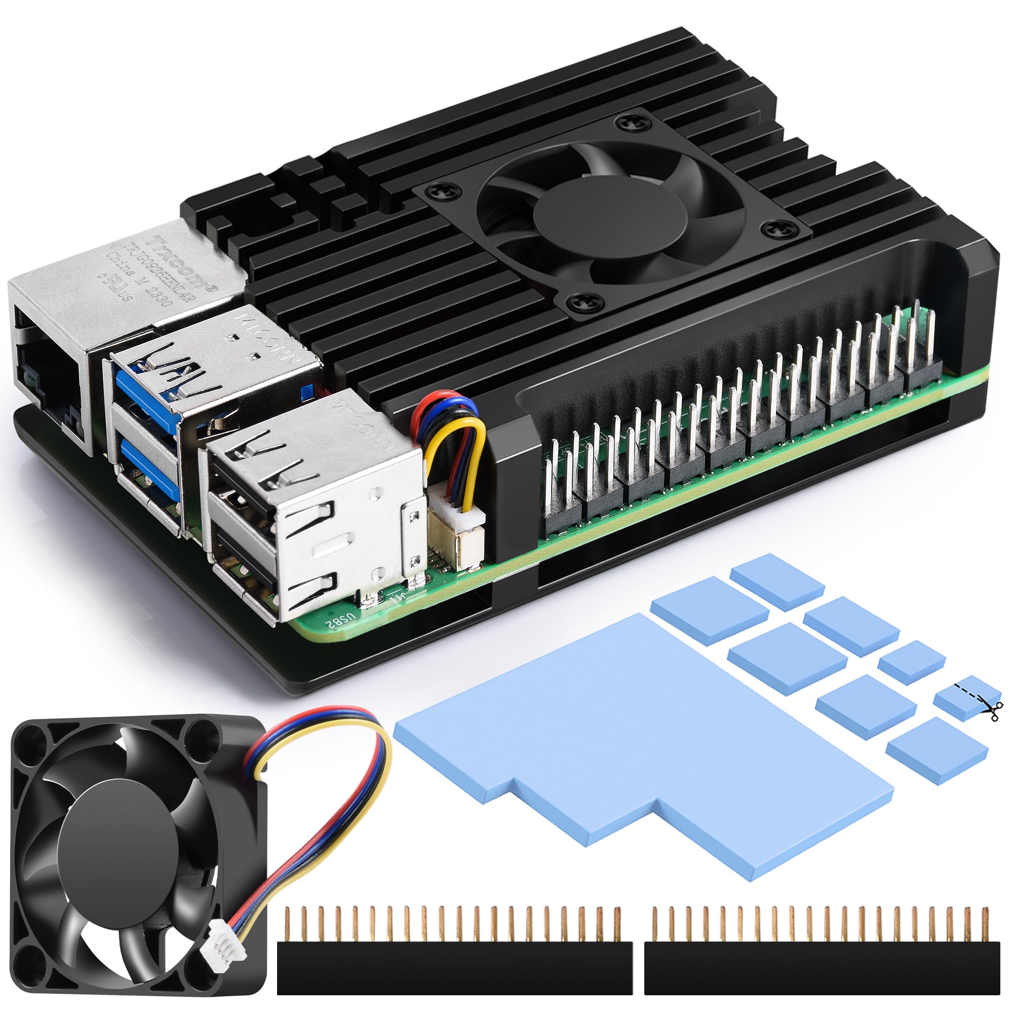 Amazon.co.jp: Smraza Raspberry Pi 5用 ケース 超薄型アルミニウム