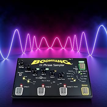 Amazon | ギタールーパーペダル BOOMERANG III - 4つの別々のループを