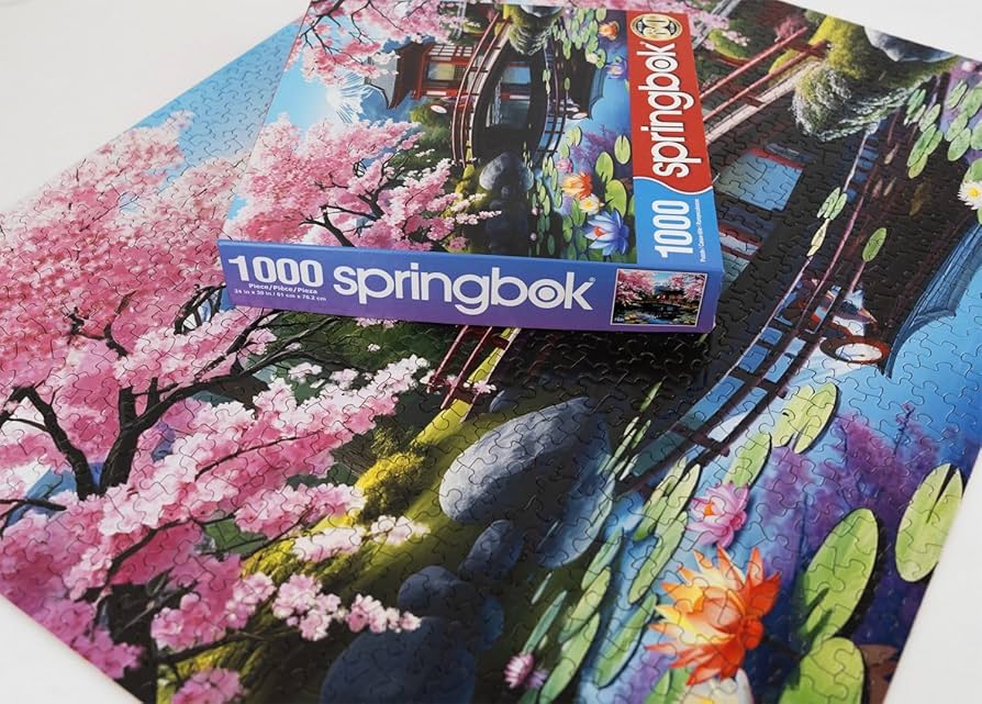 Amazon.com: Springbok Haru in Japan 1000 Piece Jigsaw Puzzle for