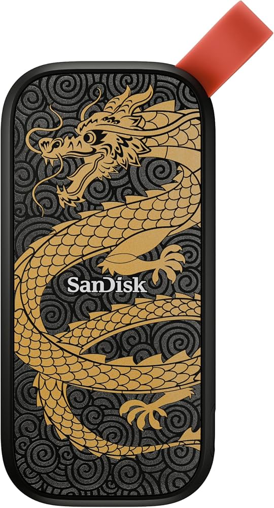 Amazon.com: SanDisk 1TB Portable SSD, Dragon Edition - Up to 800MB