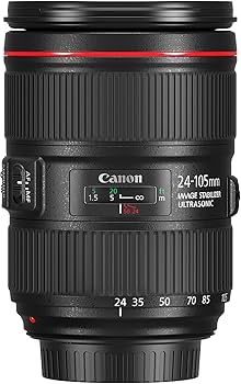 Amazon.com : Canon EF 24–105mm f/4L is II USM Lens, Black