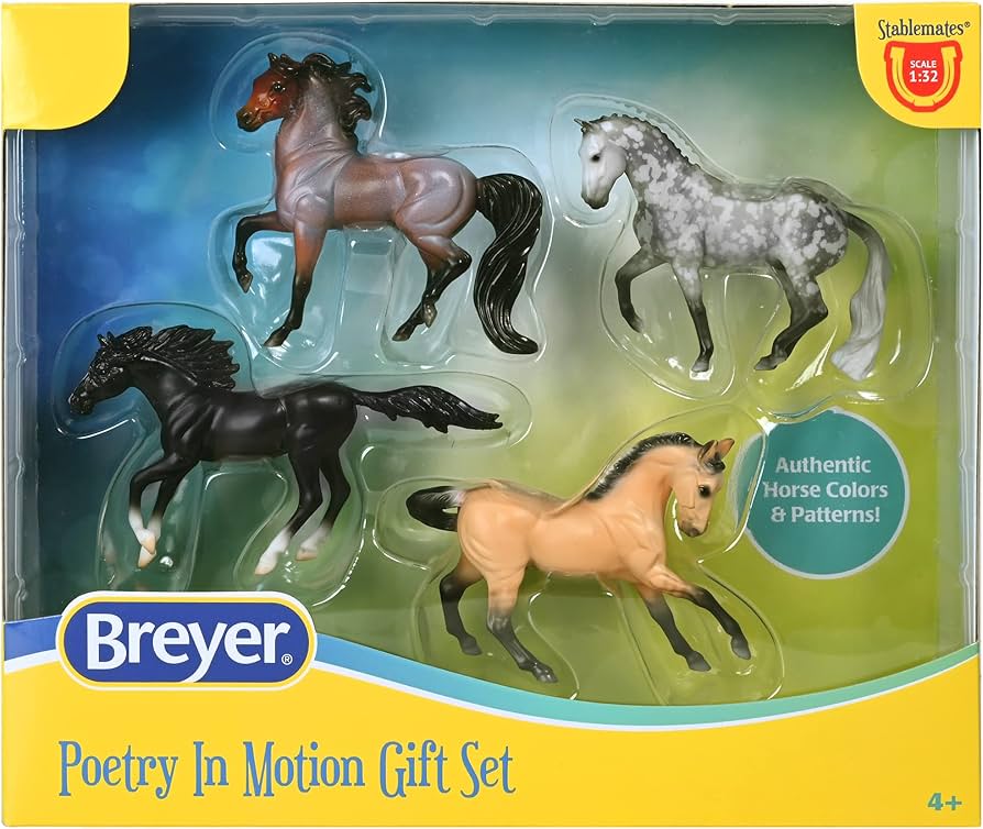 Amazon.com: Breyer Horses Stablemates Poetry in Motion | 4 Horse