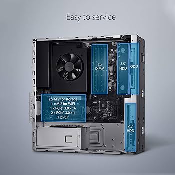 ASUS ExpertCenter D500SC Small Form Factor Desktop PC, Intel Core