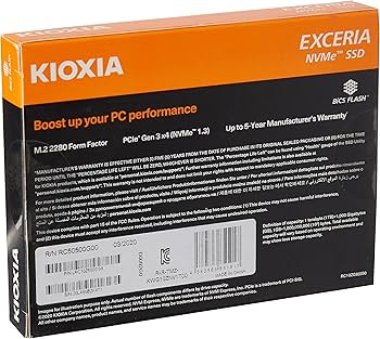 Amazon | KIOXIA EXCERIA 500GB NVMe M.2 SSD。 | KIOXIA | 内蔵SSD 通販