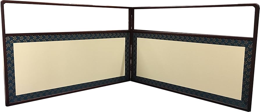 Amazon｜茶道具 風炉先屏風 1尺8寸 腰風炉先 裏遠山 女桑縁 茶道 茶室