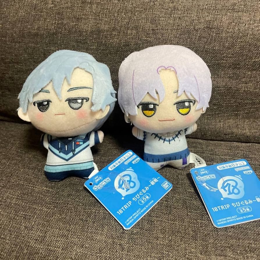 Amazon.co.jp: 18TRIP エイトリ ちびぐるみ ぬいぐるみ 限定 朝班 5点