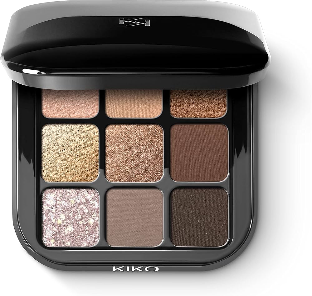Amazon.com: Kiko Milano Glamour Multi Finish Eyeshadow Palette 01