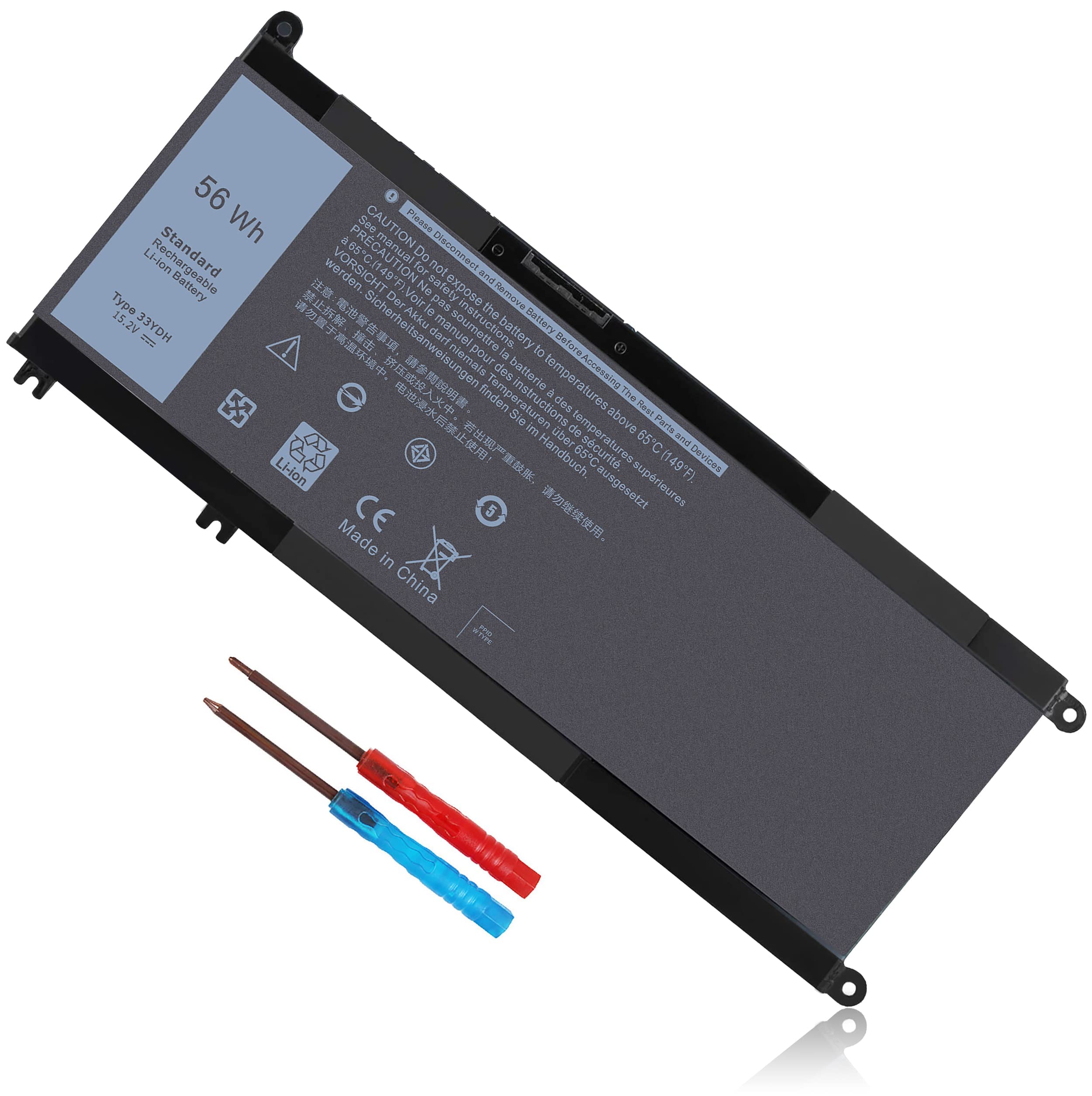 Amazon.com: Nbatispy 56WH 33YDH Laptop Battery for Dell Inspiron