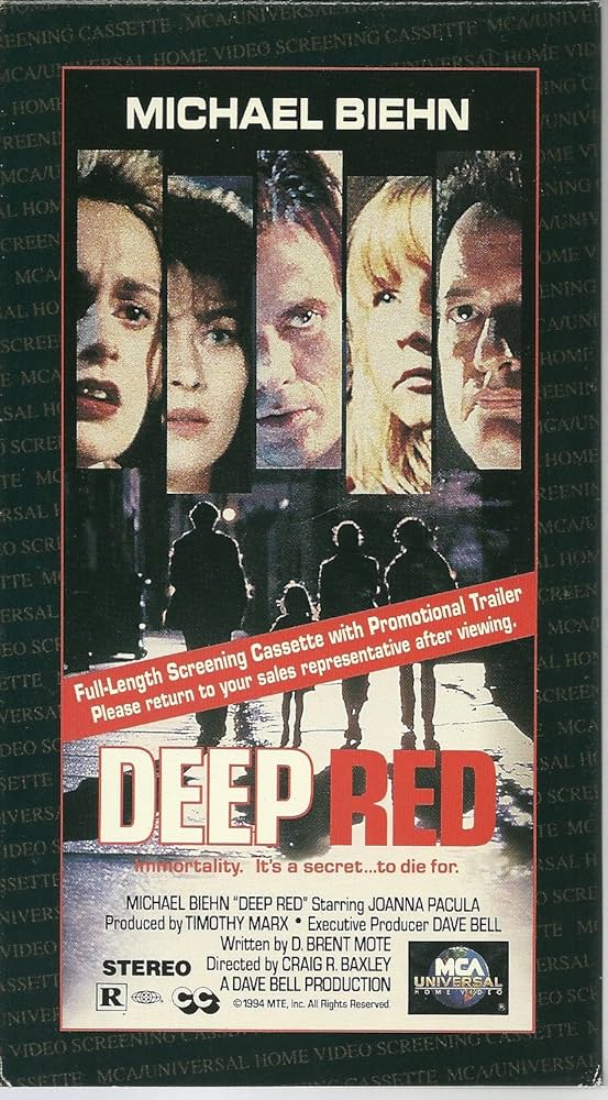 Amazon.com: Deep Red [VHS] : Lindsey Haun, Michael Biehn, Tobin