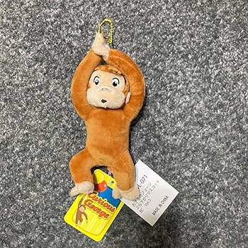 Amazon.co.jp: Universal Curious George Dangling Mascot Plush