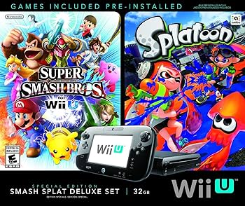 Amazon.com: Wii U Super Smash Bros and Splatoon Bundle Special
