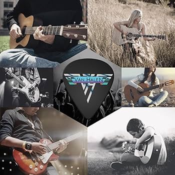 Amazon | Van Halen ヴァン・ヘイレン ギターピック 6本セット 3種