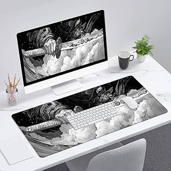 Amazon.com: Katana Gaming Mouse Pad Japanese Samurai Sword Black
