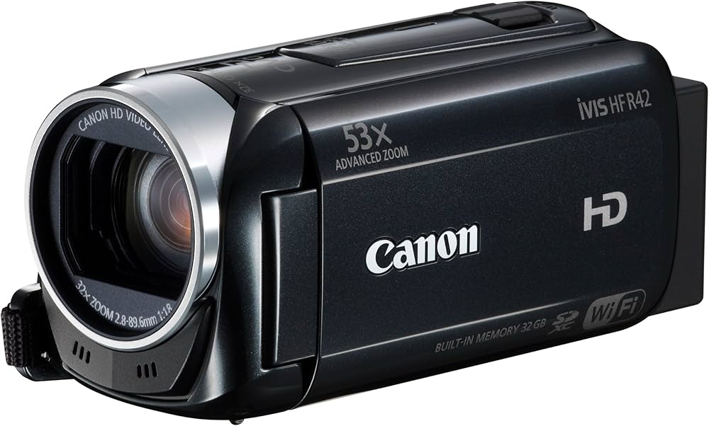 Amazon | Canon デジタルビデオカメラ iVIS HF R42 光学32倍ズーム