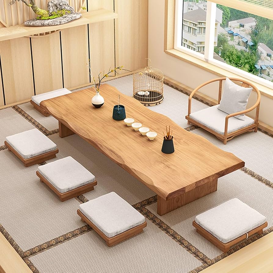 Amazon.com: JKSVTF Rectangular Japanese Style Tatami Table Outdoor