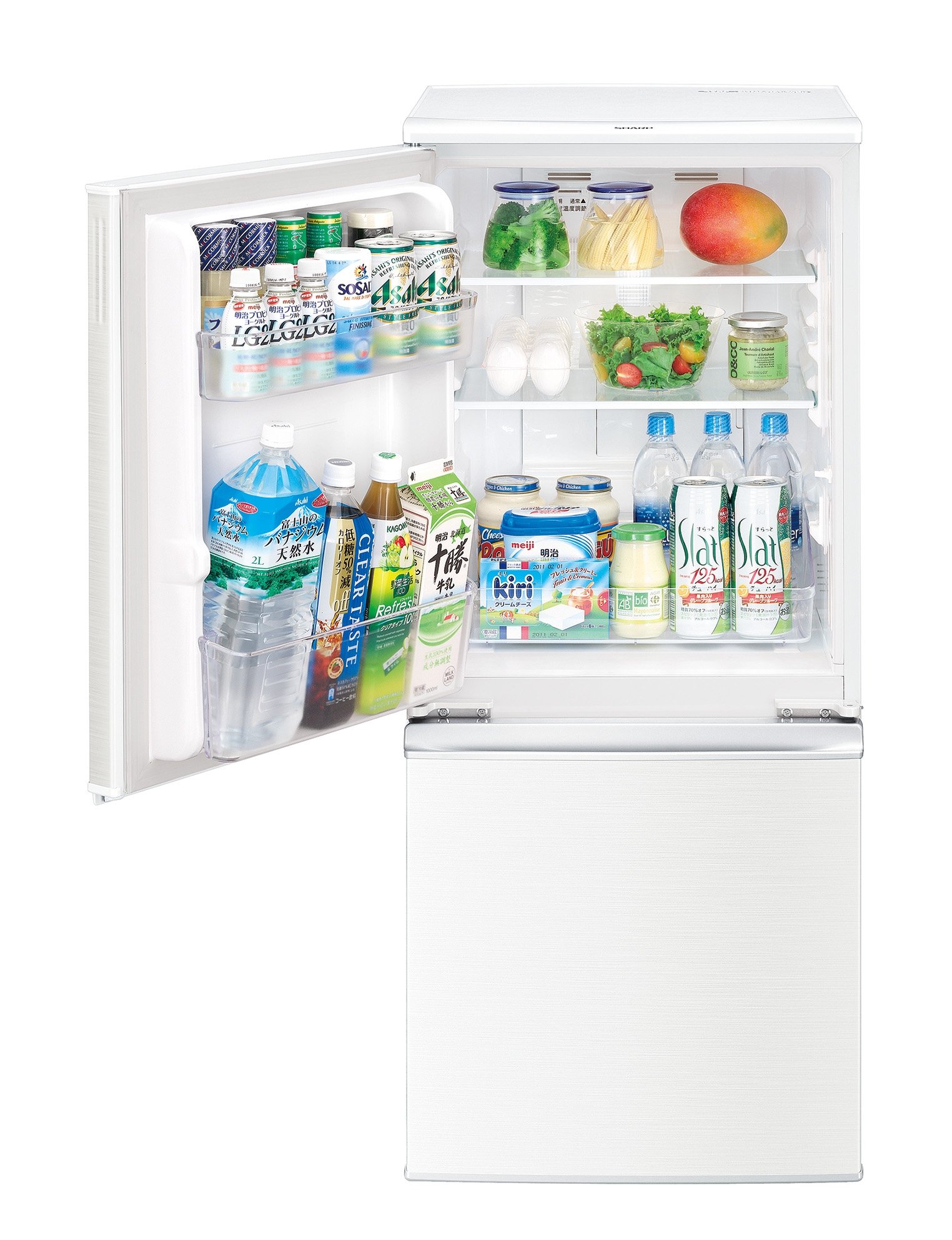 Amazon.co.jp: シャープ 冷蔵庫 つけかえどっちもドアタイプ 137L