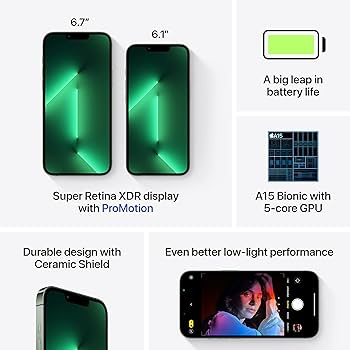 Amazon.com: Apple iPhone 13 Pro Max, 256GB, Alpine Green