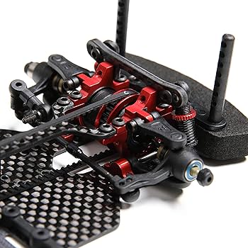 Amazon.co.jp: 1/24 ミニRCカーカーボンファイバーシャーシボディ