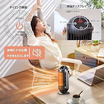 Amazon | SHANAR セラミックヒーター 電気ストーブ ヒーター 暖房器具