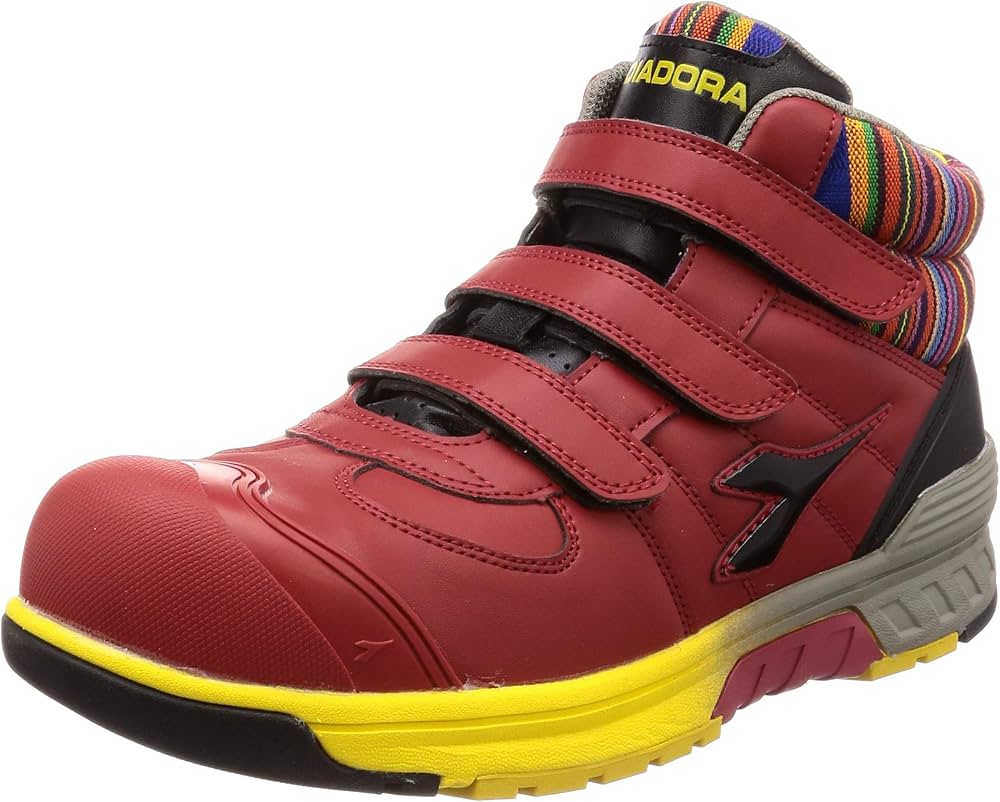 Amazon.co.jp: ドンケル ディアドラ 安全作業靴 ステラジェイ 赤/黒