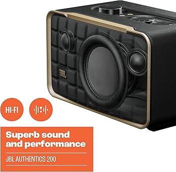 Amazon.com: JBL Authentics 200 - Retro Style Smart Home Speaker