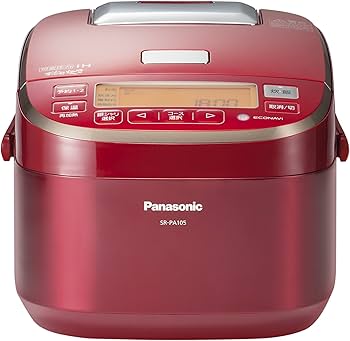 Amazon | パナソニック 5.5合 炊飯器 圧力IH式 おどり炊き レッド SR