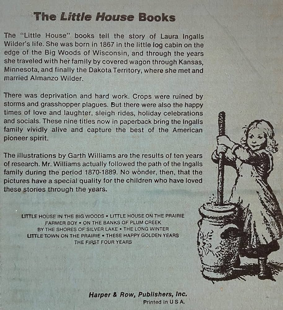Vintage Little House Children's Books Complete Series 9 Book Boxed