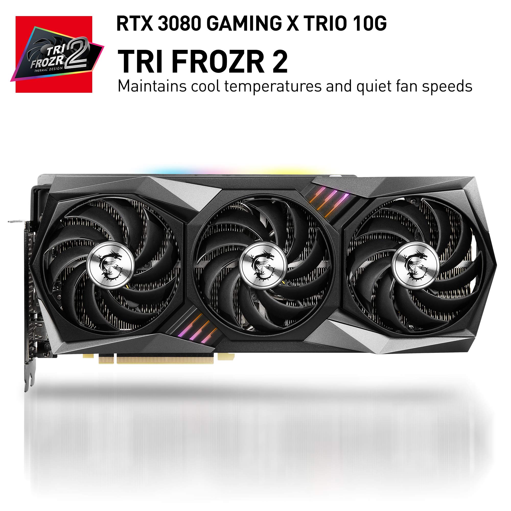 Amazon | 【整備済み品】 MSI GeForce RTX 3080 GAMING X TRIO 10G