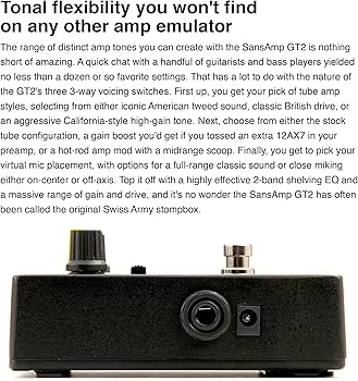 Amazon | TECH21 SANSAMPギター用 チューブアンプ・シミュレーター GT2