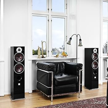 DALI ZENSOR 7 Powerful Floor-Standing Speaker - Black Ash Vinyl