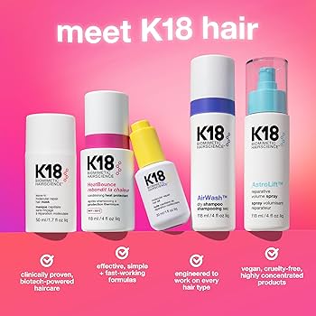 Amazon | K18 ヘアマスク 洗い流さない 50ml バイオテクノロジーを駆使