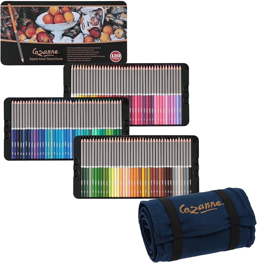 Amazon.com: Cezanne Set of 120 Professional Colored Pencils with